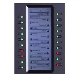 Grandstream Networks GXP2200EXT Modulo di espansione IP nero 20 tasti