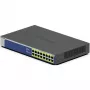 NETGEAR GS516PP Unmanaged Gigabit Ethernet (10/100/1000) Power over Ethernet (PoE) blu, grigio