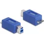 DeLOCK 67215 adattatore cavo USB Type-B USB Micro-B blu