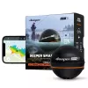 Deeper Smart Sonar PRO+ 2 fish finder lanciabile, 100/240/675 kHz, profondità 100 m, Wi-Fi, GPS, fino a 9 ore, nero