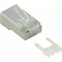 Connettore di rete VALUE - RJ-45 (M) - schermato - CAT 6e - trasparente (confezione da 10) (21.99.3063)