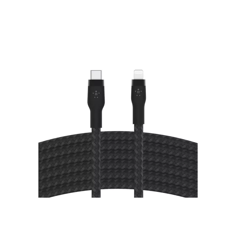 Belkin BOOST CHARGE - Cavo Lightning - 24 pin USB-C maschio a Lightning maschio - 3 m - nero - per Apple iPad/iPhone/iPod (Lightning)