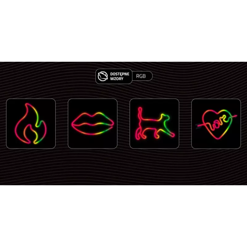 Luce al neon decorativa MANTA SNL58RGB — striscia LED RGB a colori variabili, modello SNL58RGB
