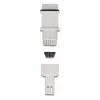 Pressacavo M28 DELOCK, plastica, grigio, con fissaggio a fascetta, 1 pz.