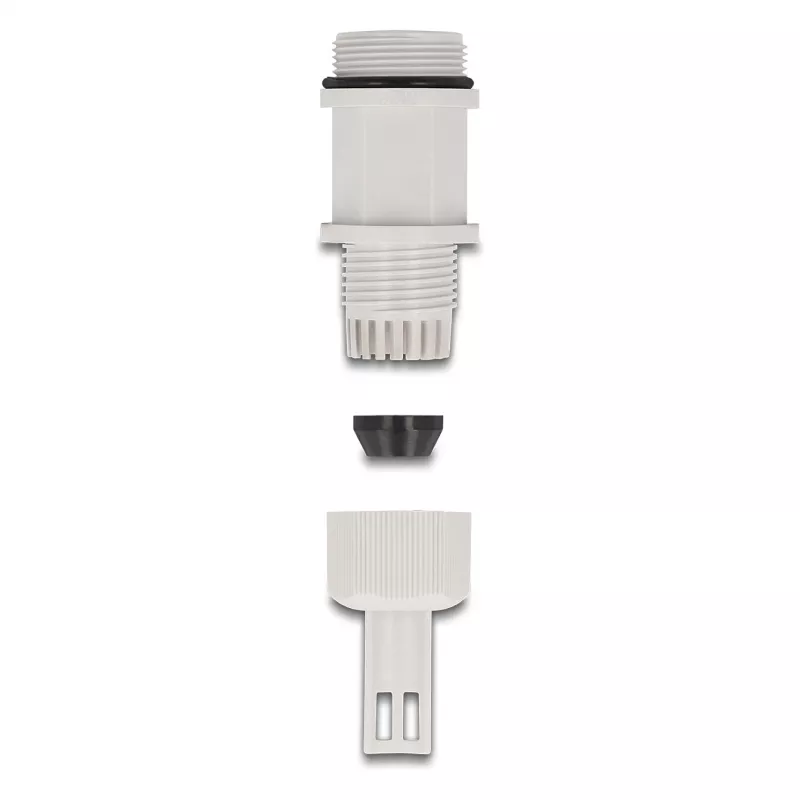Pressacavo M28 DELOCK, plastica, grigio, con fissaggio a fascetta, 1 pz.
