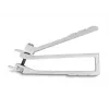 Pinza DeLOCK per dadi a gabbia M4 M5 M6 alluminio argento