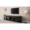 Mobile RTV GRANERO 200x56.7x35 nero/nero lucido