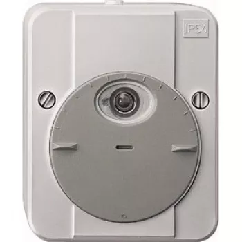 Interruttore elettrico Merten 544829, grigio, ingresso AC 230 V, uscita 10 A, IP54, 80×47×97 mm