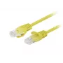 Lanberg PCU6-20CC-0150-Y Cavo patch Cat.6 UTP, 1,5 m, Giallo, confezione da 10