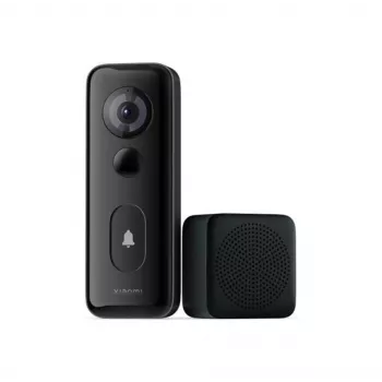 Telecamera a parete Xiaomi 3S nero IP65 audio bidirezionale cablata e wireless Wi‑Fi 2.4 GHz batteria/DC 5V