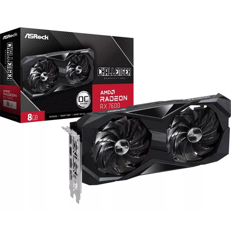 ASRock Radeon RX 7600 Challenger 8GB GDDR6 Scheda grafica