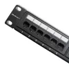 Patch panel RACK 24 porte, Cat.6 UTP