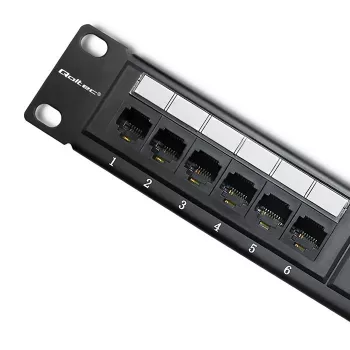 Patch panel RACK 24 porte, Cat.6 UTP