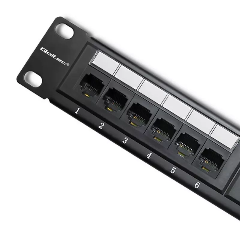Patch panel RACK 24 porte, Cat.6 UTP
