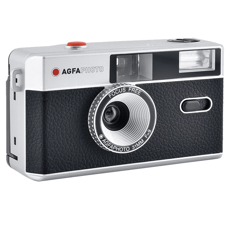 AgfaPhoto 603000 fotocamera a pellicola compatta 35 mm nero – argento (603000)