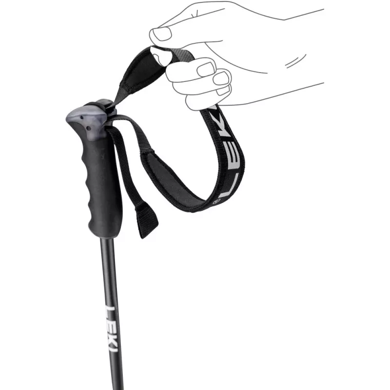 Bastoncino da sci LEKI Neolite AIRFOIL 135 cm alluminio antracite