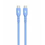 Cavo USB C - USB C 1m in silicone blu