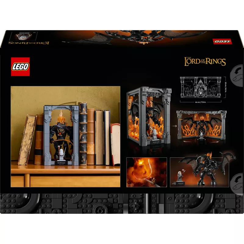 LEGO ICONS 10367 Il Signore degli Anelli: Balrog Book Nook