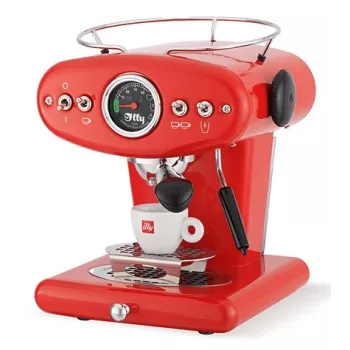 Macchina per espresso Illy X1 manuale — serbatoio acqua 1 L, 1200 W, cialde e caffè macinato, 1 erogatore