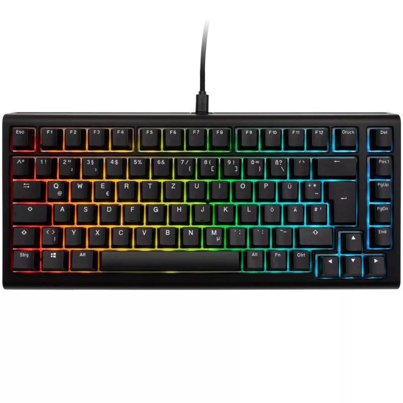 Tastiera gaming Ducky Tinker 75 USB tedesca nera