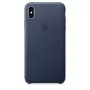 Custodia in pelle Apple MRWU2ZM/A iPhone XS Max Midnight Sigillatura originale