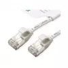 ROLINE GREEN Cavo patch U/FTP Cat.6A (Classe EA), LSOH, sottile, bianco, 5 m