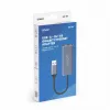 Adattatore di interfaccia di rete SAVIO AK-83 USB Type-A a RJ-45 connettore maschio, 5 Gbit/s, nero