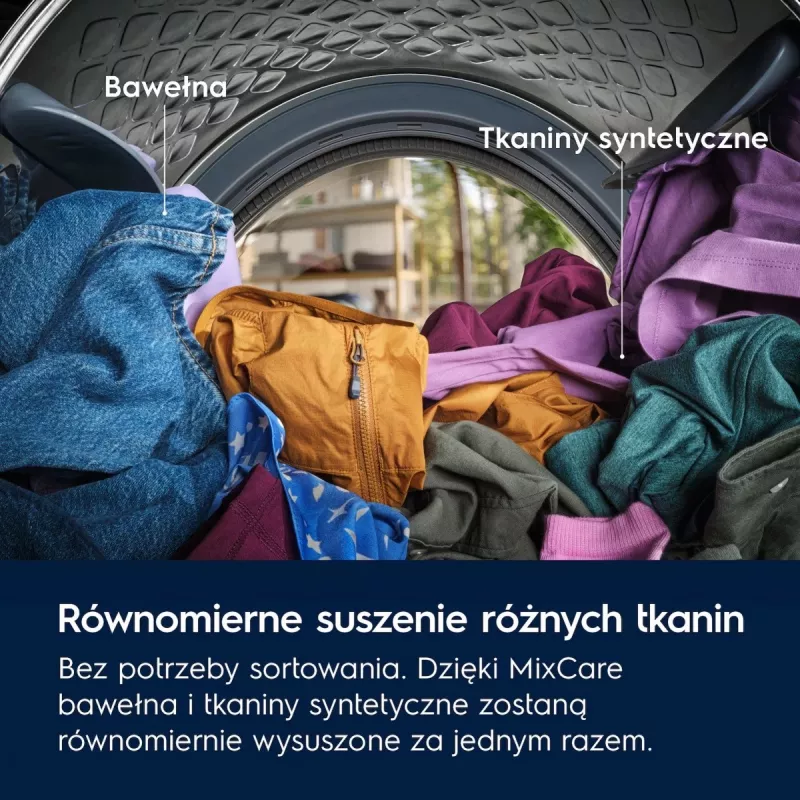 Asciugatrice Electrolux EW7D585UCP 8 kg pompa di calore, asciugatura a condensazione