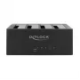 Docking station DeLOCK USB Type-C per 4 x SATA HDD / SSD - alloggiamenti docking station HDD: 4 - 2.5 / 3.5 condivisi (6,4 cm/8,9 cm condivisi