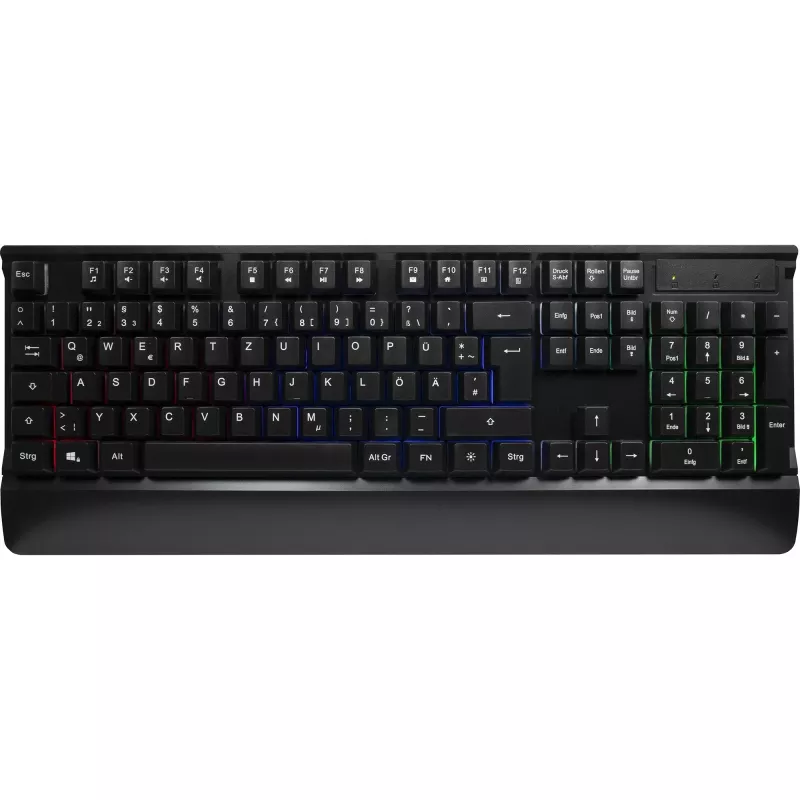Set tastiera e mouse da gaming con filo INTER-TECH KC-3000 RGB retroilluminato, porta USB