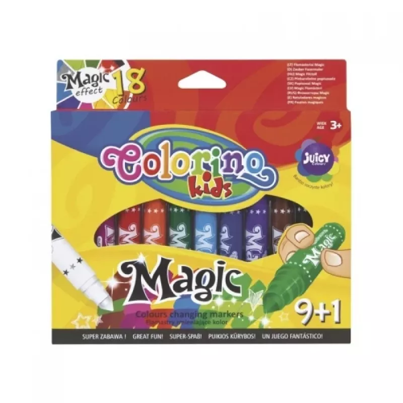 Pennarelli magici che cambiano colore Colorino Kids 9 + 1 colori