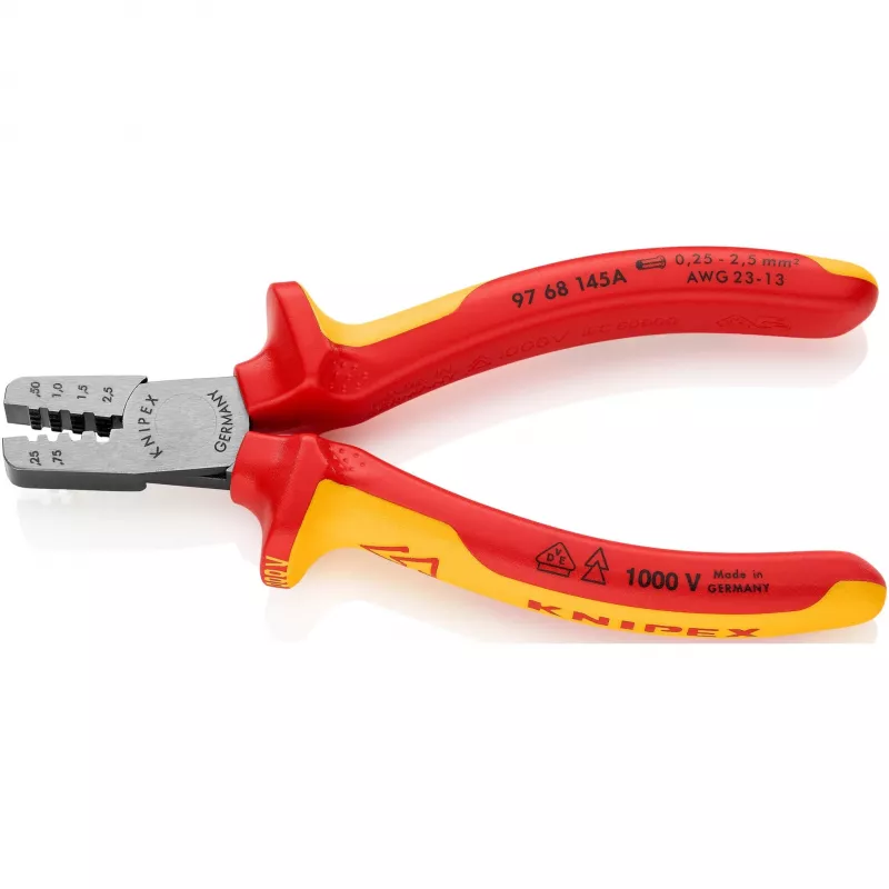 Pinza crimpatrice per cavi utensile combinato Knipex 97 68 145 A