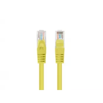 Cavo patch Lanberg PCU6-20CC-0150-Y Cat.6 UTP, 1,5 m, giallo, confezione da 10