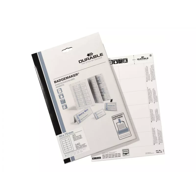Inserto portanome Durable 1453-02