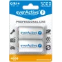 Batteria ricaricabile NiMH cilindrica everActive EVHRL14-5000, 1,2 V, 2 pz., altezza 51,5 mm