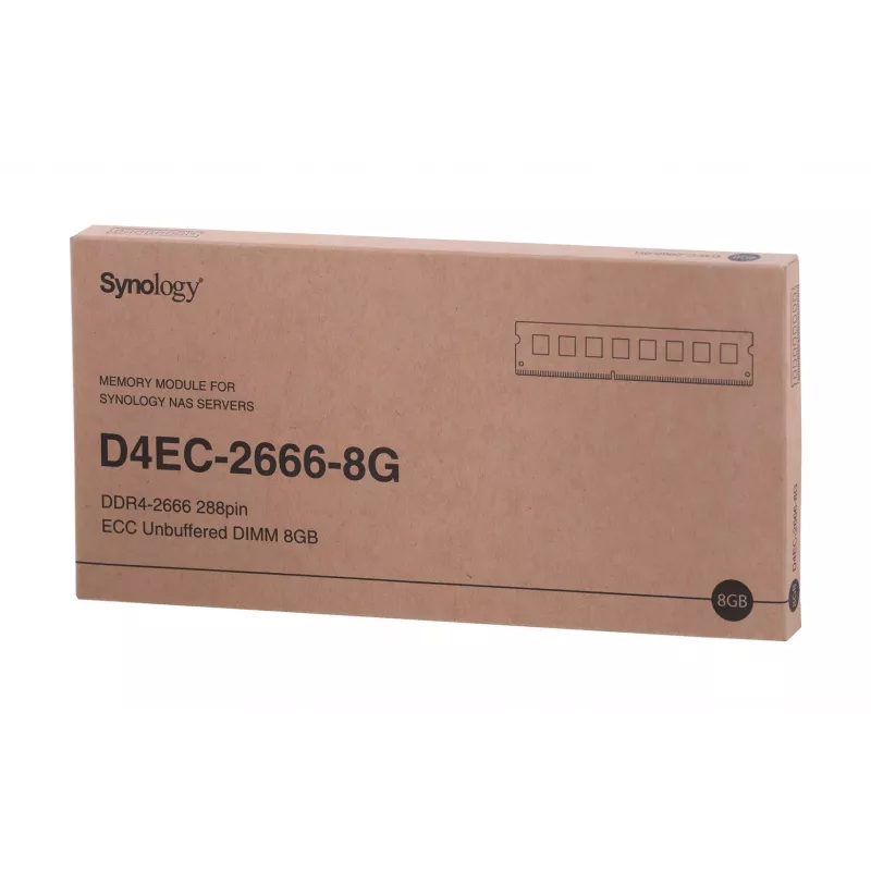 Synology - modulo DDR4 - 8 GB - DIMM 288-PIN - 2666 MHz / PC4-21300 1.2 V ungepuffert ECC