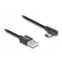 Cavo USB 2.0 DeLOCK Type-A maschio a USB Type-C maschio angolare 0,5 m nero