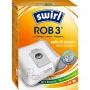 Sacchetti per robot aspirapolvere MELITTA Swirl ROB 3, confezione da 4, color legno