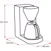 MELITTA Enjoy Therm - Macchina per caffè - 12 tazze