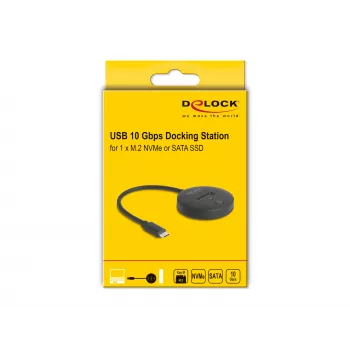 Docking station M.2 DeLOCK 64254 USB 3.2 Gen 1 Type-C NVMe SATA