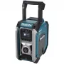 Makita MR007GZ Radio da cantiere a batteria, DAB+/FM, 18V-40V, nero/verde