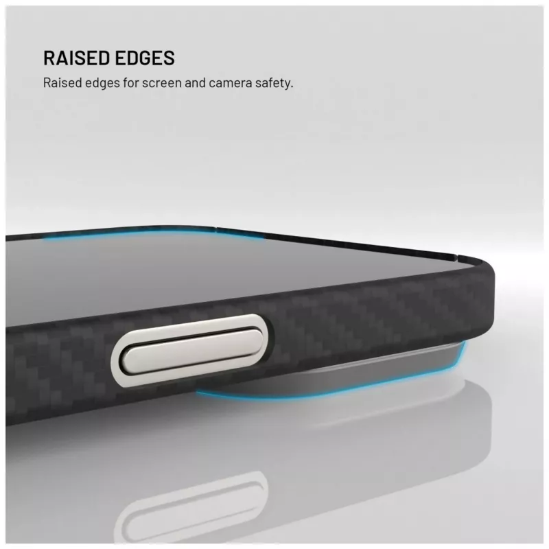 Custodia protettiva FIXED per Apple iPhone 17 Pro Max — fibre aramidiche, nero