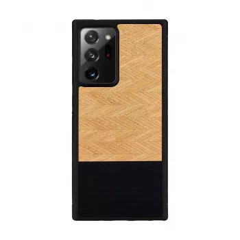 Custodia protettiva Man and Wood per Samsung Galaxy Note 20 Ultra – motivo a spina di pesce nero
