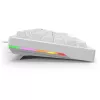 Sharkoon SGK25 75% QWERTZ USB Tastiera cablata RGB LED bianco