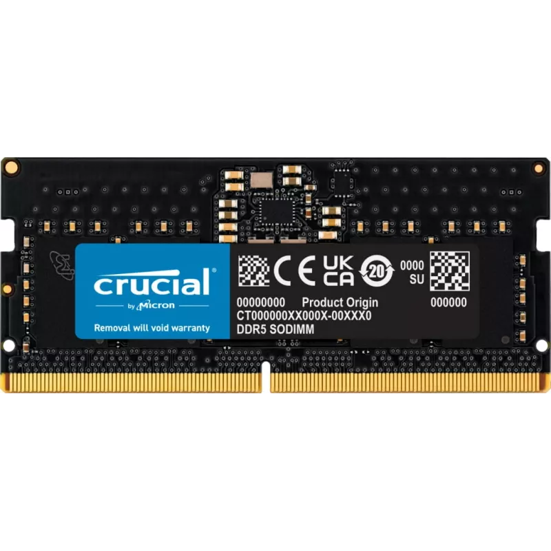 Crucial 8GB 1x8GB DDR5-5600 CL 46 SO-DIMM RAM memoria per notebook - 8 GB - DDR