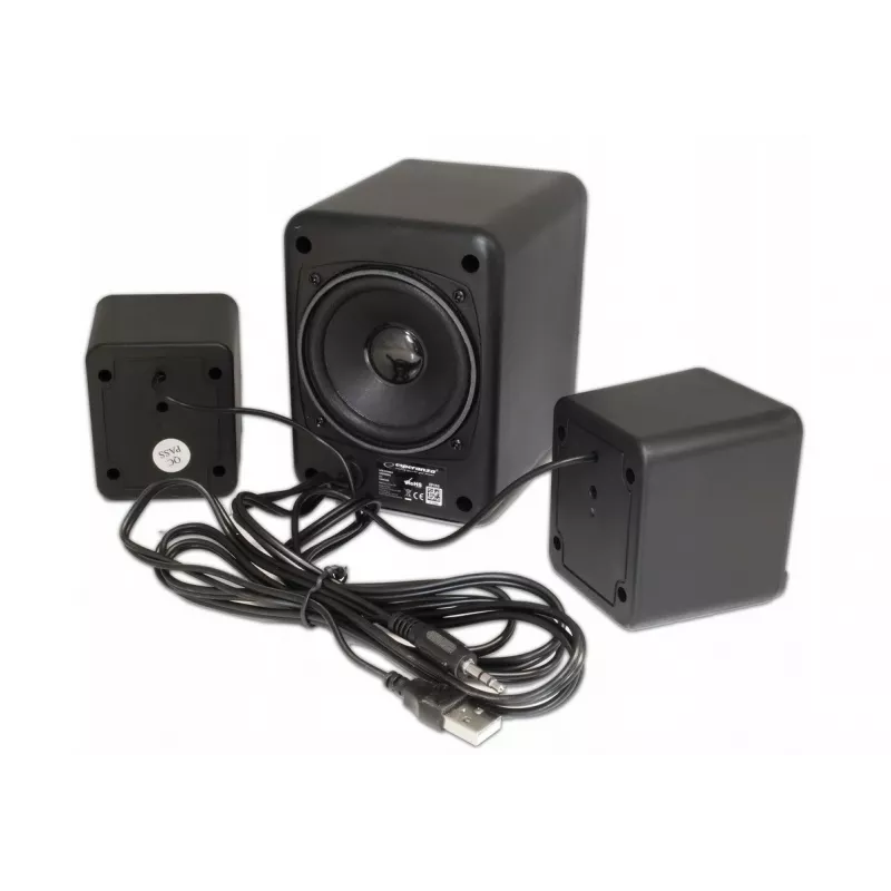 Esperanza EP153 Set diffusori USB 2.1 6 W nero