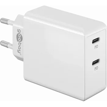 Goobay 61758 caricabatterie per dispositivi mobili bianco per interni (61758)