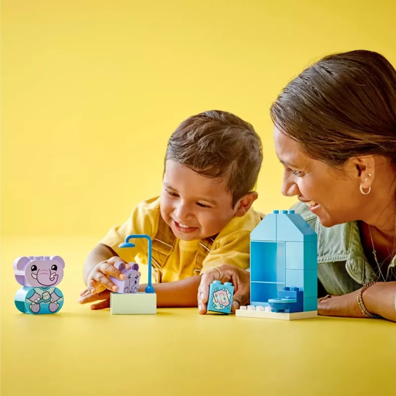 LEGO DUPLO Set divertimento nella vasca 10413 — set da bagno per bambini piccoli, 15 pezzi, età consigliata 1,5+