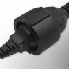 Adattatore di rete QOLTEC IEC 320 C14 a spina francese, cavo 0,15 m