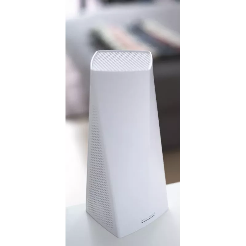 MikroTik Audience RBD25G-5HPacQD2HPnD access point Mesh tri-band, Wi-Fi 5 (802.11ac), 2,4 GHz + 2x 5 GHz, 1733 Mbit/s, 2x Gigabit LAN, PoE, RouterOS L4, bianco